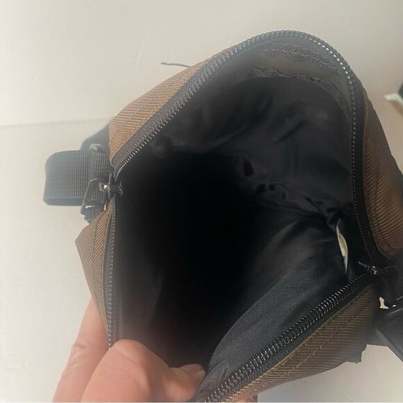 Eddie Bauer Brown Nylon Multi Compartment Crossbody Bag - Picture 5 of 14